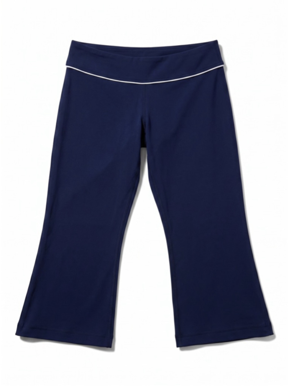 LULULEMON Cropped Dark Blue Leggings, Athletic Pants, Sz L